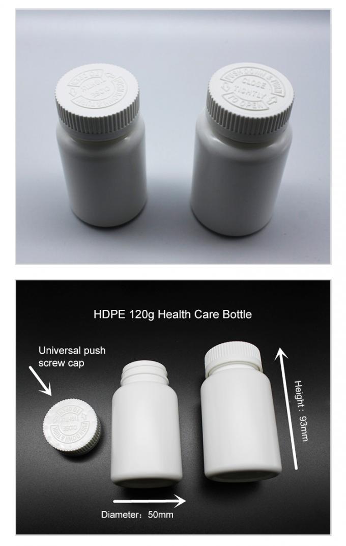 Solid Pill 150cc Bottle Dimensions PE 68cm Small Pill Bottles