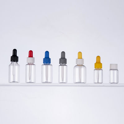 Chemical 15ml Plastic Dropper Bottle Acrylic ISO9001 Empty Ear Drop Bottle