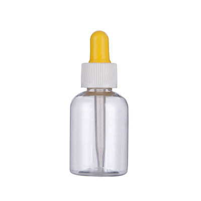 Chemical 15ml Plastic Dropper Bottle Acrylic ISO9001 Empty Ear Drop Bottle