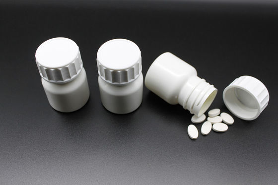 Solid HDPE Plastic Medicine Bottles 30G Clear Plastic Pill Bottles