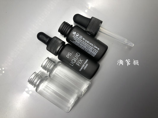 Black 1ml Essential Oil Bottles PET PVC 20ML Liquid Dropper Bottle