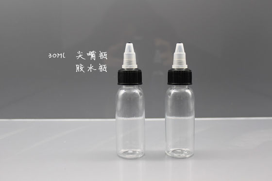 PET 60ML Empty Sanitizer Bottles Pointed Tip Plastic Drop Bottle