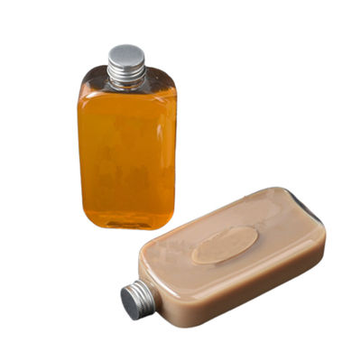 SCREW CAP 250ml Plastic Juice Bottles UV Electroplated Eco Friendly Juice Bottles