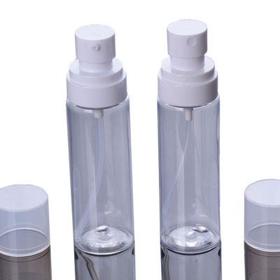 Clear 80ml Plastic Empty Mist Spray Bottles Silk Screen Printing