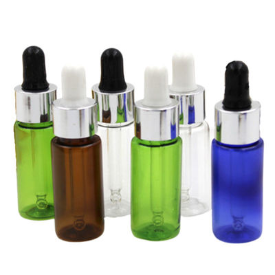 Clear 60ml Plastic Dropper Bottle UV Electroplated Oil Dropper Bottle