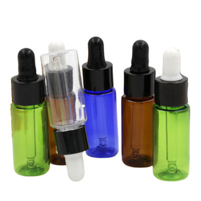 Clear 60ml Plastic Dropper Bottle UV Electroplated Oil Dropper Bottle