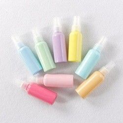 Round 60ml White Spray Paint Bottle Round Spray Bottle