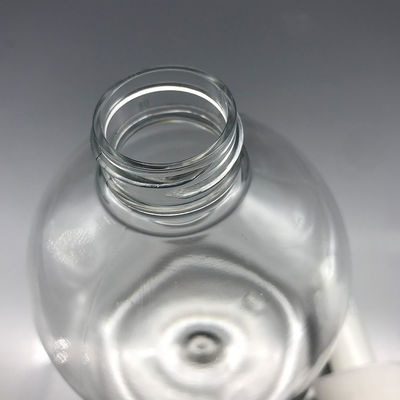 500ml Waterless Plastic Foaming Pump Bottles Clear Antibacterial 20cm