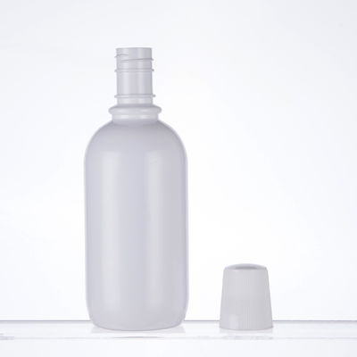 Oral 120ml Plastic Cosmetic Bottles Square Electroplating Mouth Wash Bottle