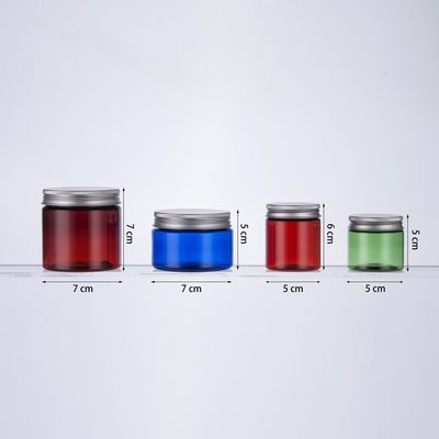 100ml FDA Wide Mouth Bottle 90ml Round Plastic Jars With Lids