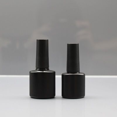 Black 8ML Plastic Nail Polish Bottles Empty ISO9001 Prototype