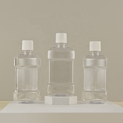120ml 4oz Empty Pet Plastic Mouthwash Bottle Transparent