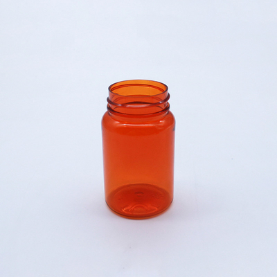 Custom Color PET Plastic 80ml Vitamin Pill Bottles With Flip Cap