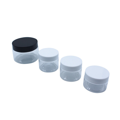 Facial Mask Round Wide Mouth Plastic Jars Ointment And Cream Jars