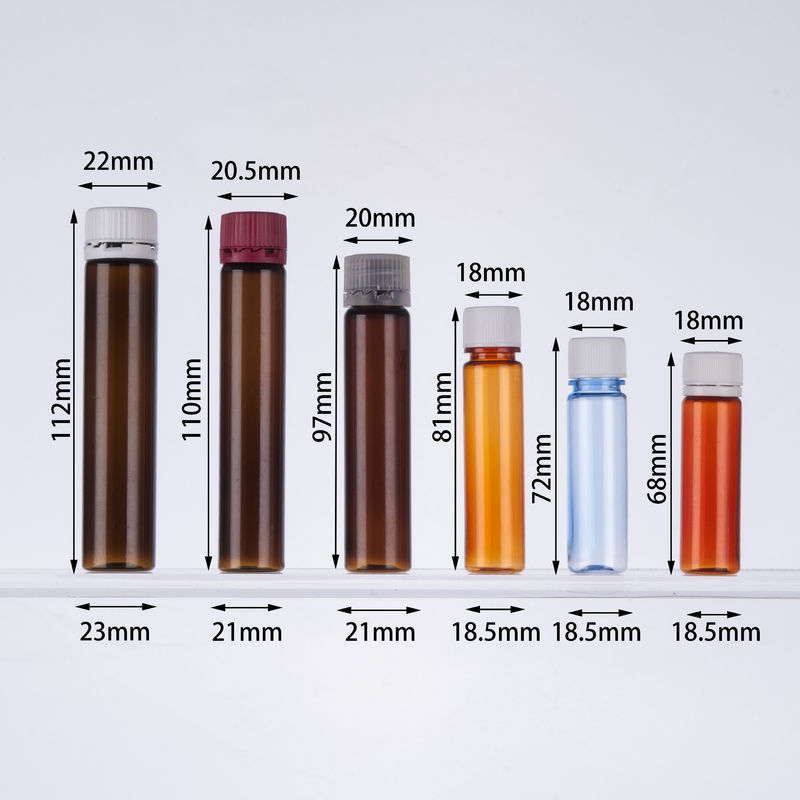 Polyester PE Tan Liquid Medicine Bottles Plastic Alcohol Bottles