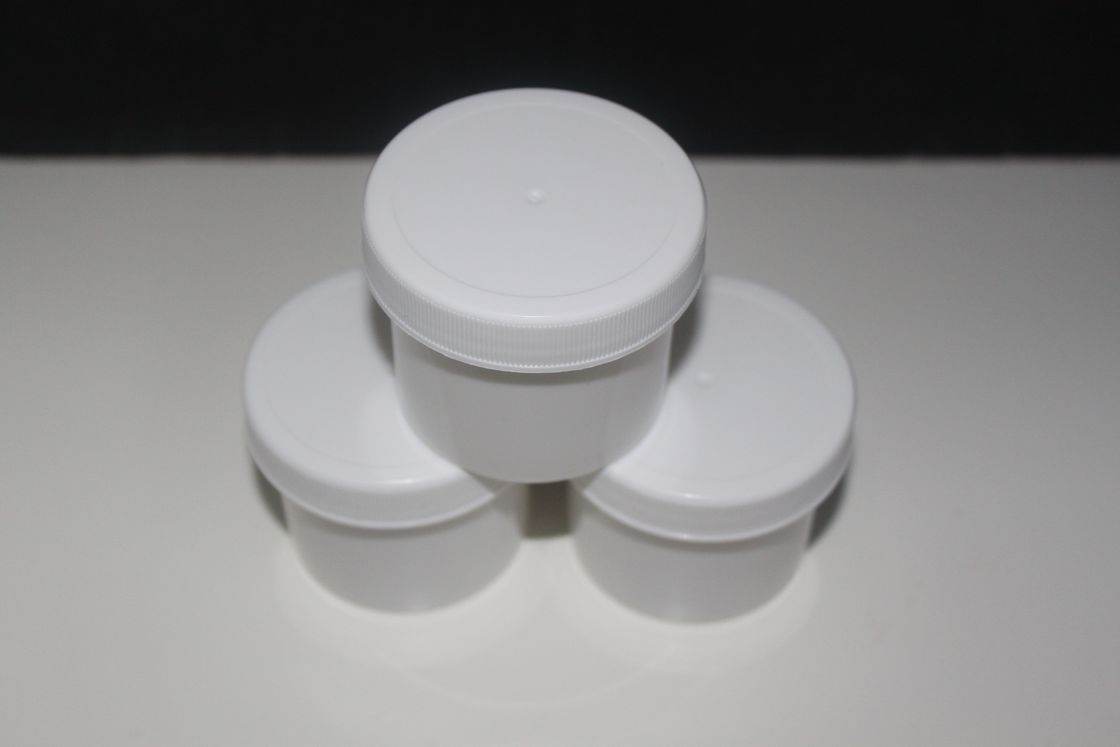 Silk Screen 50g Plastic Cosmetic Jar Round Cream Food
