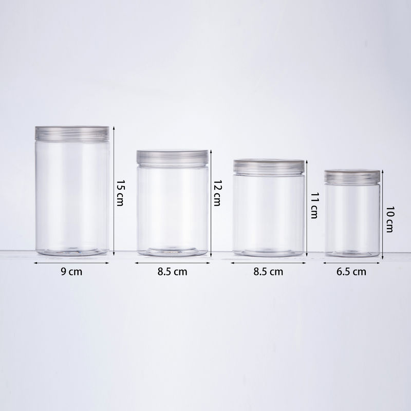 LDPE Wide Mouth Plastic Jars Food Jars Cosmetic Packaging Jars Dried Fruit Bottle