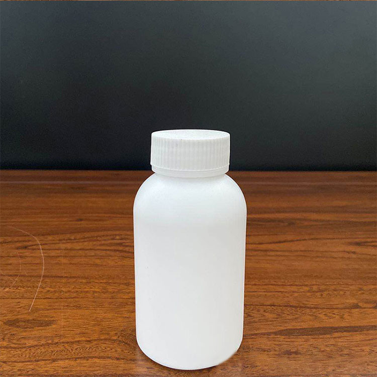 Circle PE Capsule Granule Plastic Medicine Bottles With Screw Cap 30~100cc